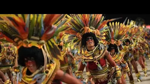 Au carnaval de Rio, l'hommage à la culture yanomamie