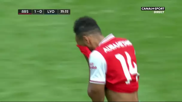 Aubameyang ouvre le score face à l'OL !