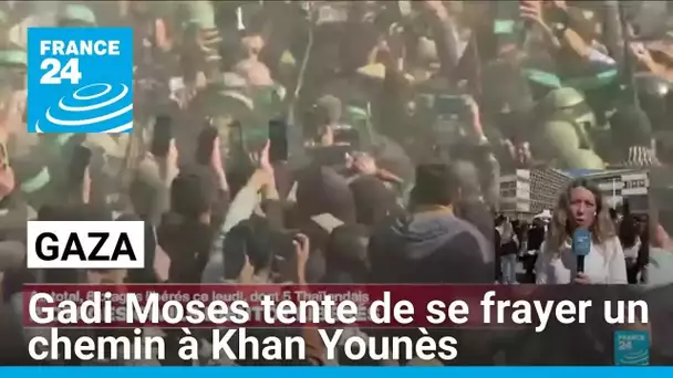 Libération d'otages israéliens : Gadi Moses tente de se frayer un chemin à Khan Younès