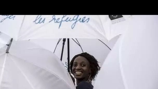 Une Marche des parapluies organisée pour la Journée mondiale des réfugiés