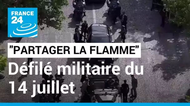 Défilé militaire du 14 juillet : "'Partager la flamme', une manière d'être solidaire des Ukrainiens"