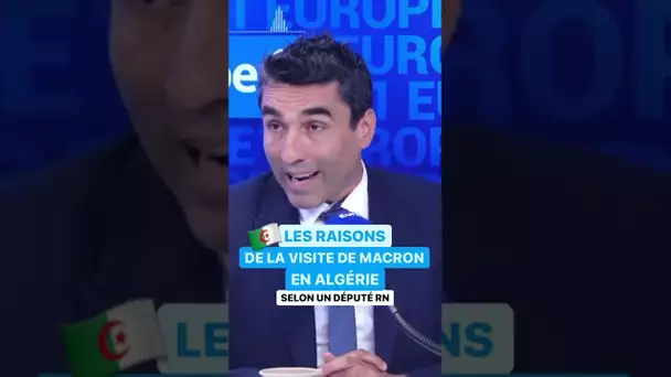 Les raisons de la visite de Macron en Algérie (selon ce député RN) #shorts