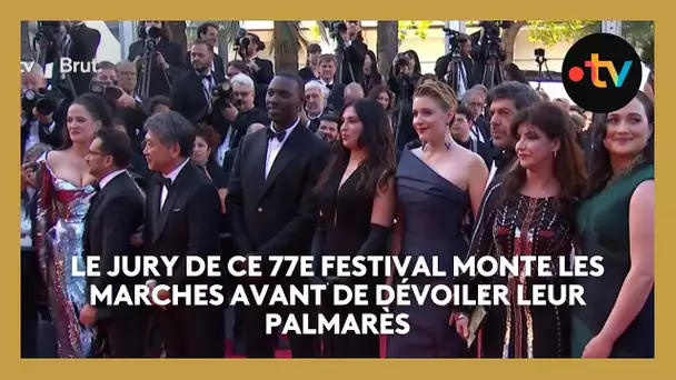 #Cannes2024 : le jury du 77e Festival monte les marches avant de dévoiler leur palmarès
