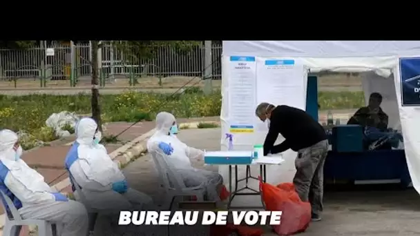 Voter en pleine épidémie de coronavirus, cela ressemble à ça