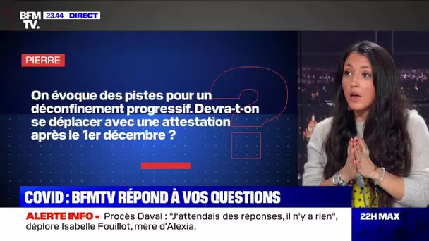 Devra-t-on se déplacer avec une attestation après le 1er décembre ? BFMTV répond à vos questions