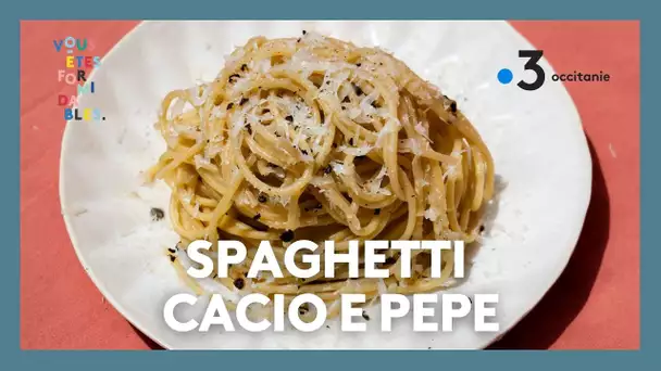 Recette pas chère - Spaghetti cacio e pepe