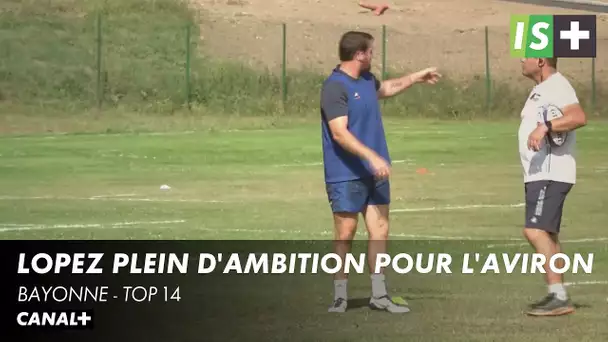 Lopez plein d'ambition pour l'Aviron - Top 14