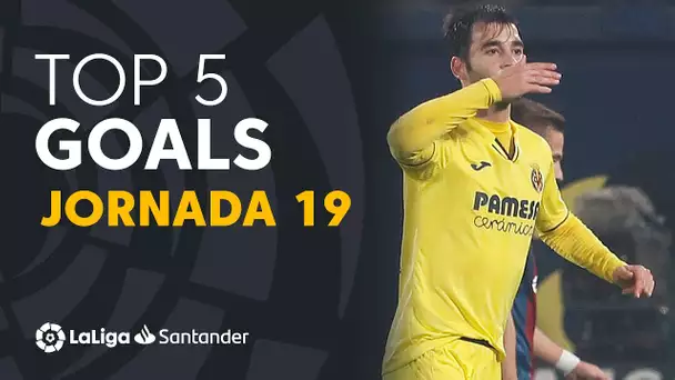 LaLiga TOP 5 Goles Jornada 19 LaLiga Santander 2021/2022