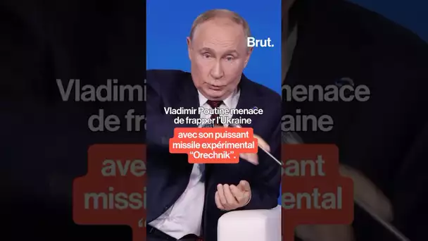 Vladimir Poutine menace de frapper l’Ukraine avec son puissant missile expérimental “Orechnik”.