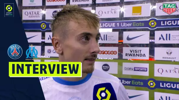 Interview de fin de match : PARIS SAINT-GERMAIN - OLYMPIQUE DE MARSEILLE (0-1)  / 2020/2021