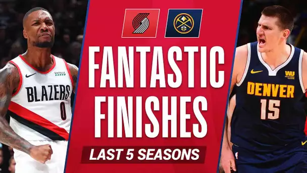 Trail Blazers-Nuggets Fantastic Finishes | Last 5 Seasons