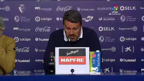 Rueda de prensa Osasuna C.A. vs RC Celta