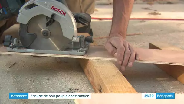 Bâtiment : pénurie de bois sur les chantiers