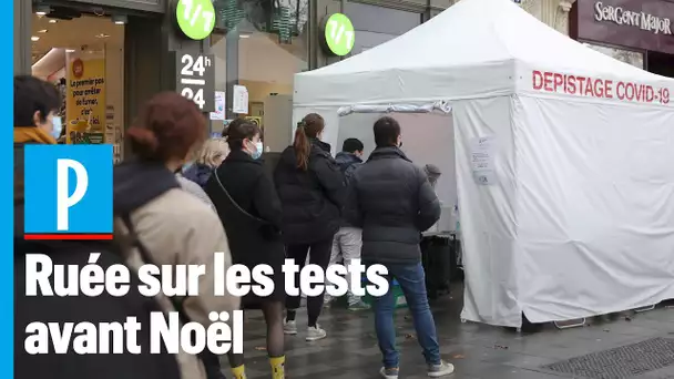 Les Parisiens se ruent sur les tests Covid-19 avant Noël : « On va être prudents mais c’est ras