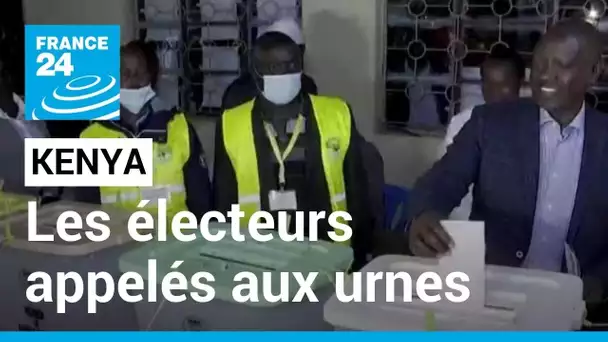 Présidentielle au Kenya: Plus de 22 millions d'électeurs appelés aux urnes • FRANCE 24