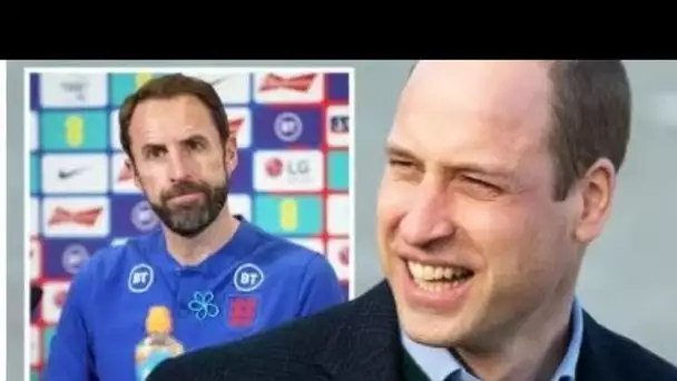 Le prince William a un jour plaisanté en disant qu'il "limogerait Southgate" si l'Angleterre était "