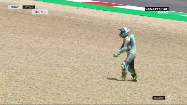 Moto3 - La chute de Lorenzo Dalla Porta lors des essais libres 2