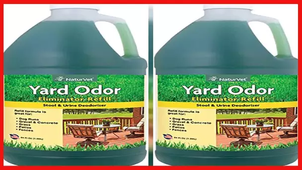 NaturVet – Yard Odor Eliminator – Eliminate Stool and Urine Odors from Lawn and Yard