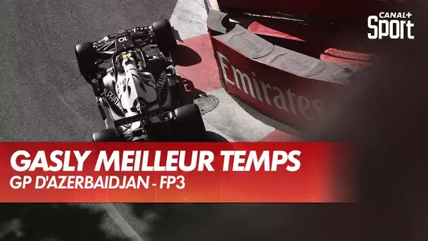 Gasly le plus rapide en FP3 ! - GP d'Azerbaïdjan