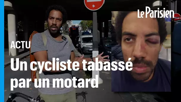 "Il est fou, il va le tuer !" : ce cycliste a été passé à tabac quelques heures après l'agression mo