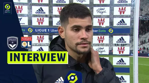 Interview de fin de match : FC GIRONDINS DE BORDEAUX - OLYMPIQUE LYONNAIS (2-2)  / 2021/2022