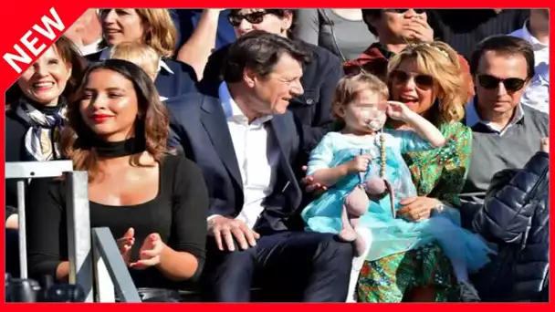 ✅  Laura Tenoudji et Christian Estrosi tout sourire avec leur petite Bianca pour une sortie en famil