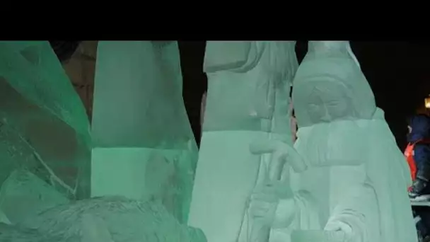 Des sculptures sur glace à découvrir dans le froid polaire d'Ekaterinbourg