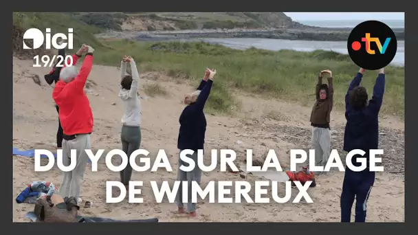 Les bienfaits du yoga sur la plage de Wimereux avec Evy Felix