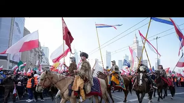 Pologne : l'extrême-droite fête l'indépendance, alors que le sentiment anti-UE progresse