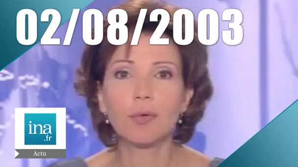 20h France du 2 Août 2003 - Chassé croisé des vacances | Archive INA