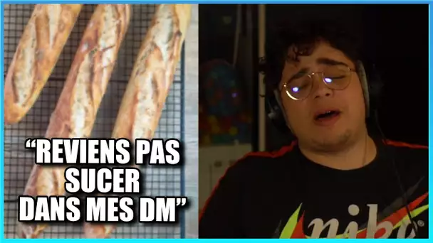 Kameto perma ban un viewer à cause d'une baguette