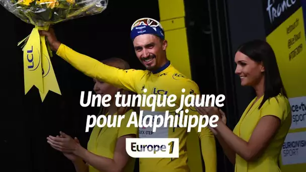 À la Une - une tunique jaune pour Julian Alaphilippe