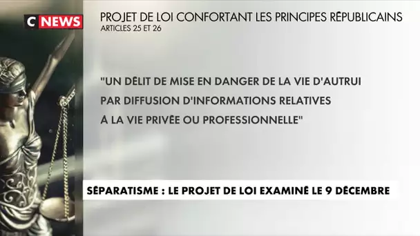 Séparatisme : le projet de loi dévoilé