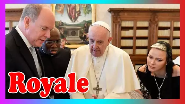 Le prince Albert II et Charlène de Monaco: Le pape reçoit le c0uple royal au Vatican