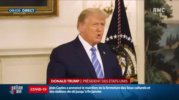 Invasion du capitole: Donald Trump a diffusé une vidéo dans laquelle il condamne la violence