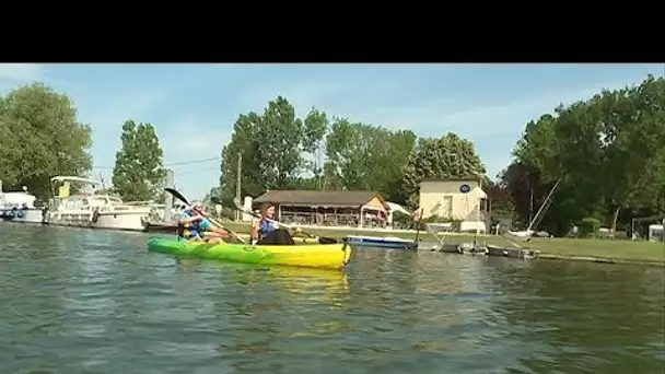 Page été : le parcours éco pagayeur en kayak sur la Saône et l'Ouche