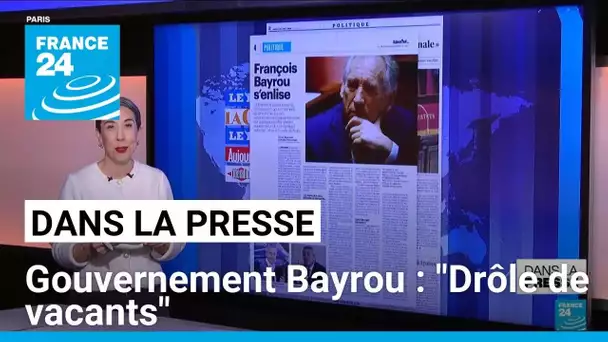 Futur gouvernement Bayrou: "L'union nationale mort-née?" • FRANCE 24