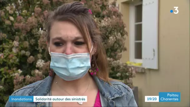 Charente : solidarité après les inondations à Gond-Pontouvre