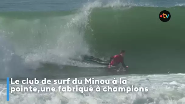 Le club de surf du Minou à la pointe, une fabrique à champions