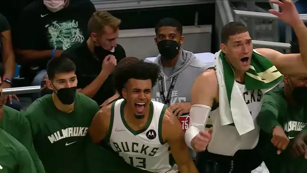 Bucks Bench Goes WILD After Grayson Allen Dunk!