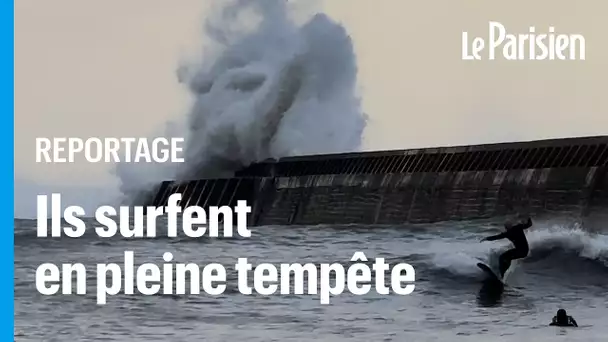 «On voyait les vagues exploser au-dessus de nos têtes» : ces surfeurs ont affronté la tempête Ciaran