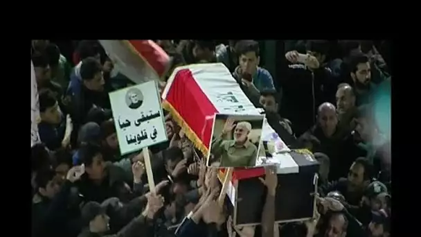 Funérailles du Général Soleimani à Bagdad : des milliers de personnes scandent des slogans ant…