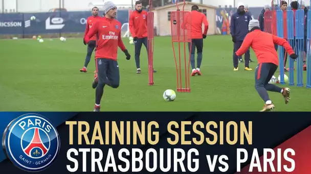 TRAINING SESSION - ENTRAINEMENT - STRASBOURG vs PARIS SAINT-GERMAIN