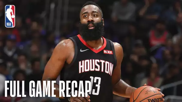 ROCKETS vs CLIPPERS | James Harden Shines In LA | April 3, 2019