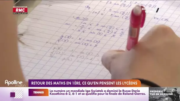 Retour des mathématiques en première : ce qu'en pensent les lycéens