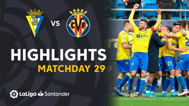 Resumen de Cádiz CF vs Villarreal CF (1-0)