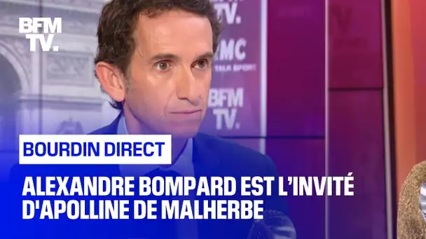 Alexandre Bompard face à Apolline de Malherbe en direct