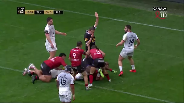 Top 14 - 21ème journée : Toulon / Toulouse - Essai de JP Pietersen pour le RCT !