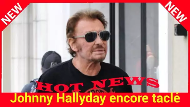 Johnny Hallyday encore taclé par un chanteur français