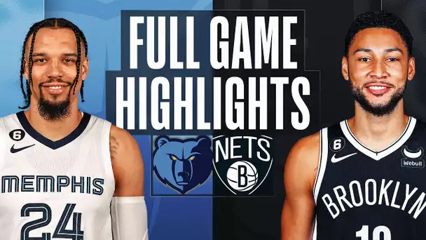 GRIZZLIES at NETS | NBA FULL GAME HIGHLIGHTS | November 20, 2022